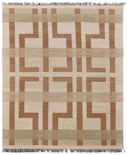 Ručne viazaný kusový koberec Leonidas DESP P124 Beige Mix, 80x150, béžová, hnedá, chodba / predsieň, Diamond Carpets India