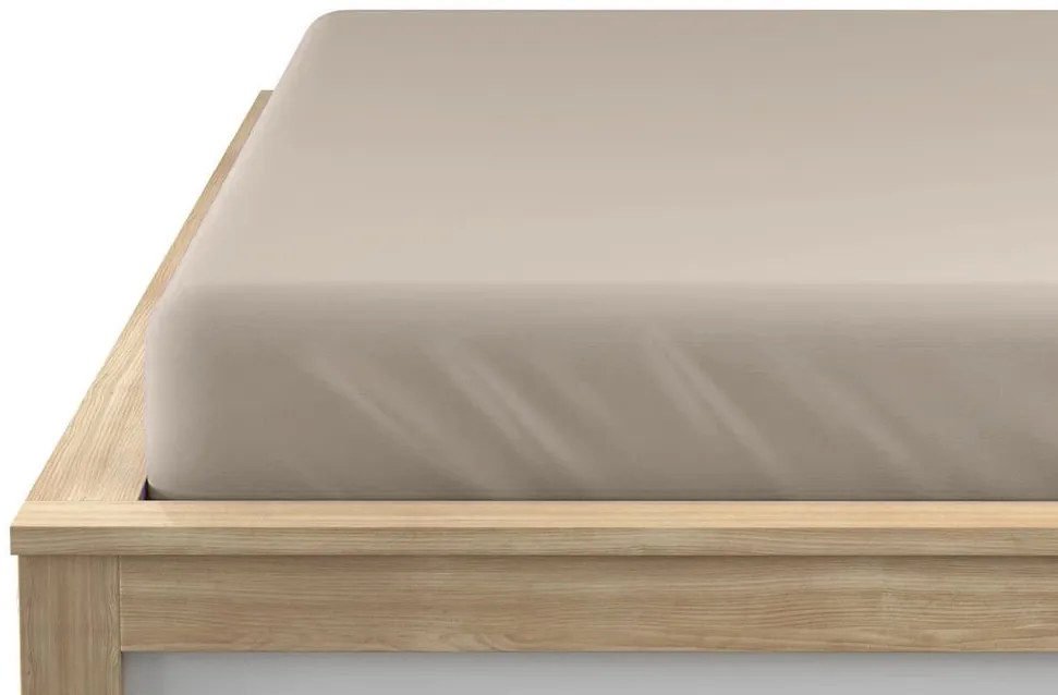 Jersey plachta cappuccino 90 x 200 cm