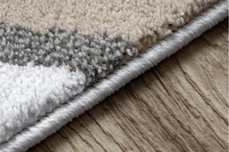 Dywany Łuszczów, Detský kusový koberec Petit Flamingos hearts cream, 160x220, ružová, detská izba