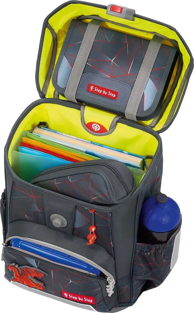 Školská aktovka Step by Step CLOUD, Dragon Drako - 5-dielna súprava