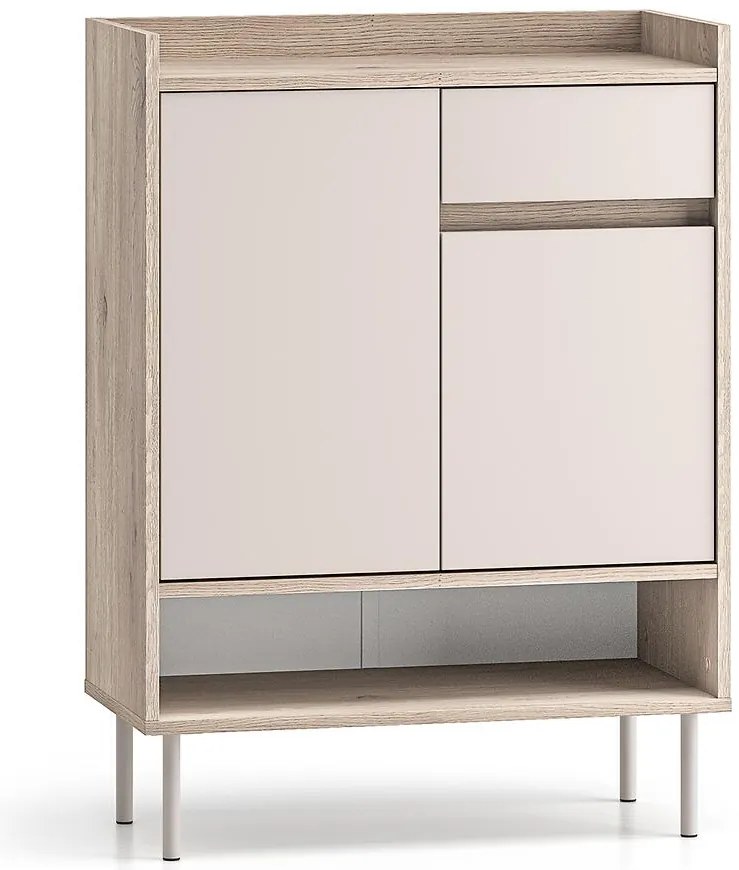 Skrinka na topánky Voco 03 dub cremona/cashmere