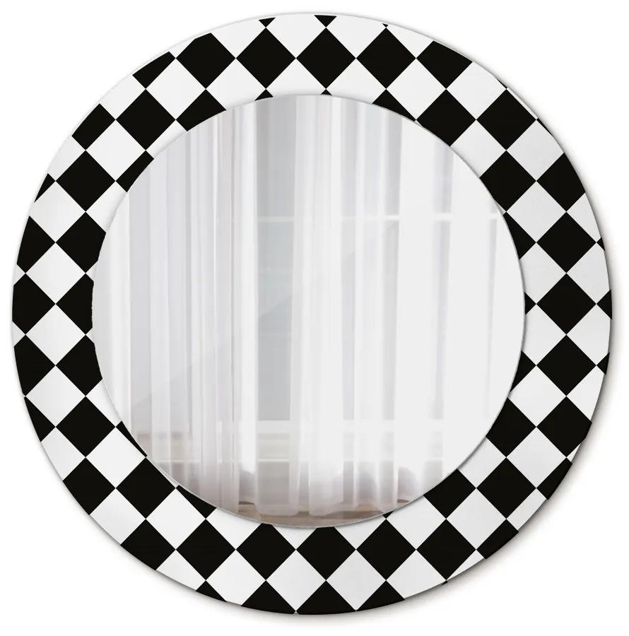 Šachový stôl Okrúhle dekoračné zrkadlo