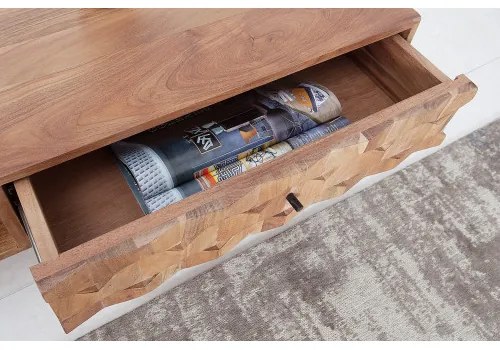 Konferenčný stôl 38422 114x60cm Drevo Acacia  - Komfort-nábytok