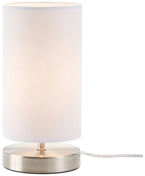 Brilliant - Stolná lampa CLARIE 1xE14/40W/230V matný chróm/biela