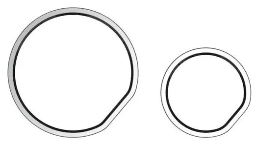 Tlačidlo WC Ineo Cedo biela 16.770.01