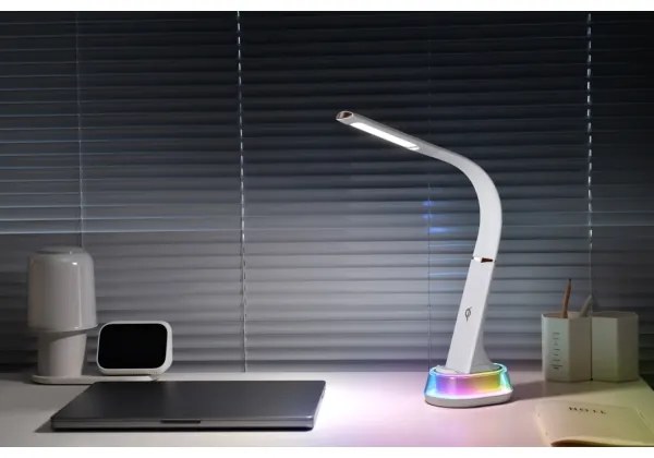 Immax 08974L - LED RGB Stmievateľná stolná lampa CORELLA LED/7W/12/230V biela