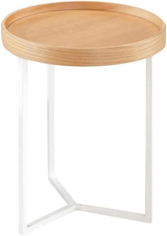 Hnedý odkladací stolík Design Twist Tallin