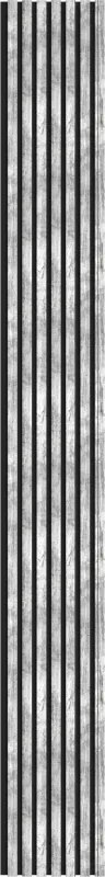 Mexen Lam-F, akustické stenové lamely 275 × 31,5 cm, filc 6 mm, dub bielený, S105-275317-2812-064