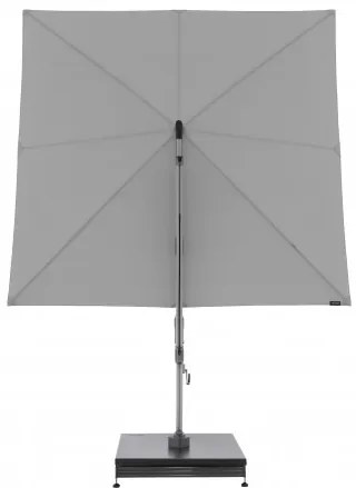 Knirps KNIRPS 320 x 320 cm - luxusný výkyvný záhradný slnečník s bočnou tyčou : Farba slnečníka - Světle šedá