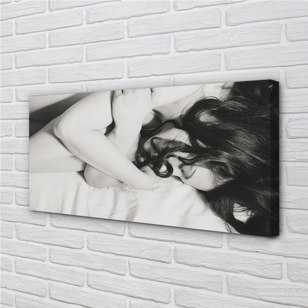 Obraz canvas spiace ženu 120x60 cm