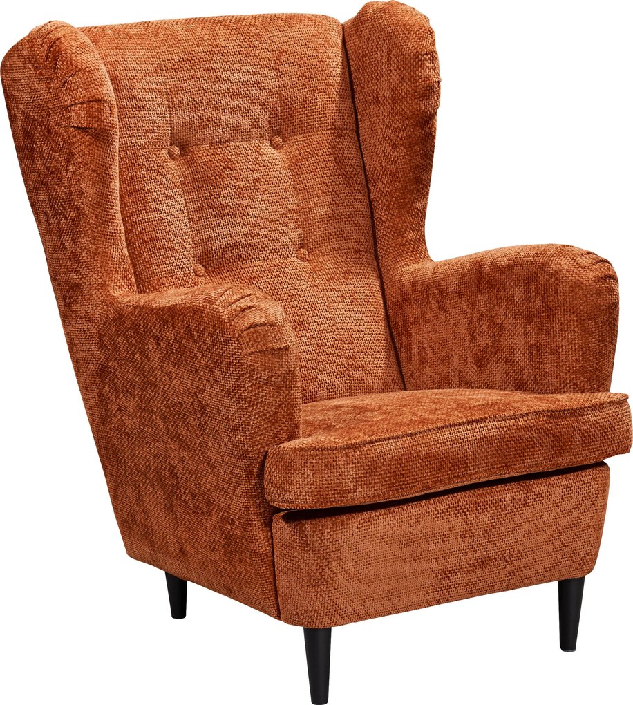 XXXLutz KRESLO UŠIAK, textil, terakotová MID.YOU - Online Only obývacie izby - 002220035035