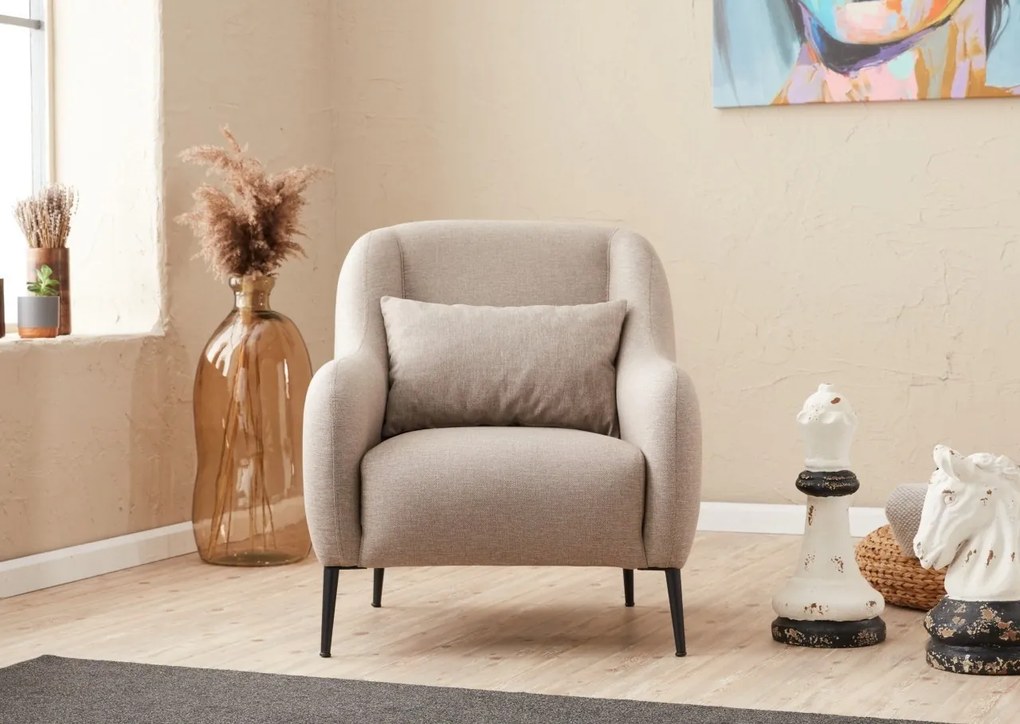 Kreslo Venuša krémové