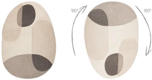 Koberec FUSION Shape 5706 krémový / béžový