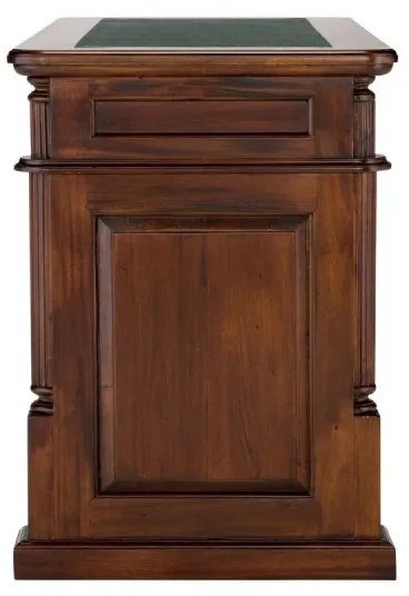 furniture-nabytek.cz - Masívny písací stôl Cambridge z mahagónu, lakovaný, hnedý – 120×60×80 cm