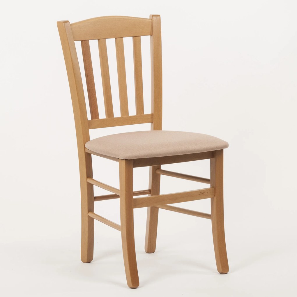 Stima Stolička VENETA s čalúneným sedákom Vyberte odtieň ->: Dub, Vyberte látku ->: LUX Terracotta 10