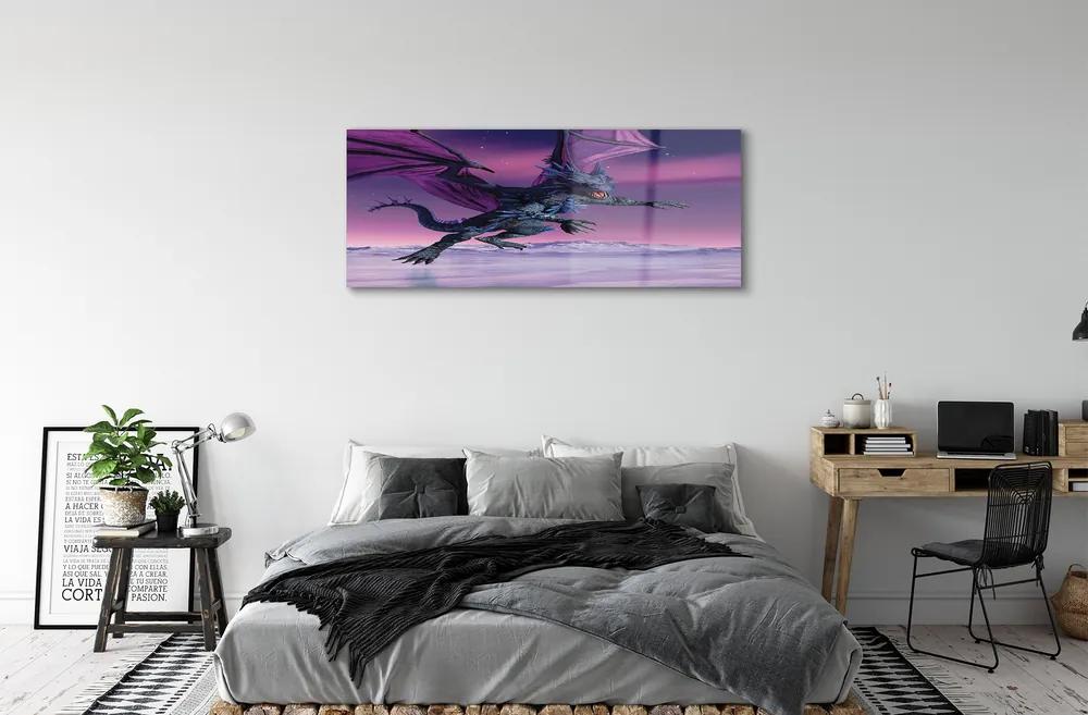 Obraz plexi Dragon pestré oblohy 120x60 cm