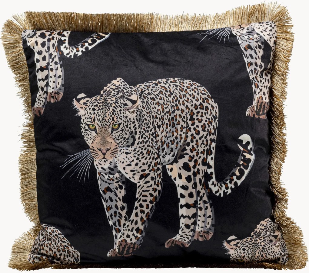Ručne vyrobený vankúš Leopard