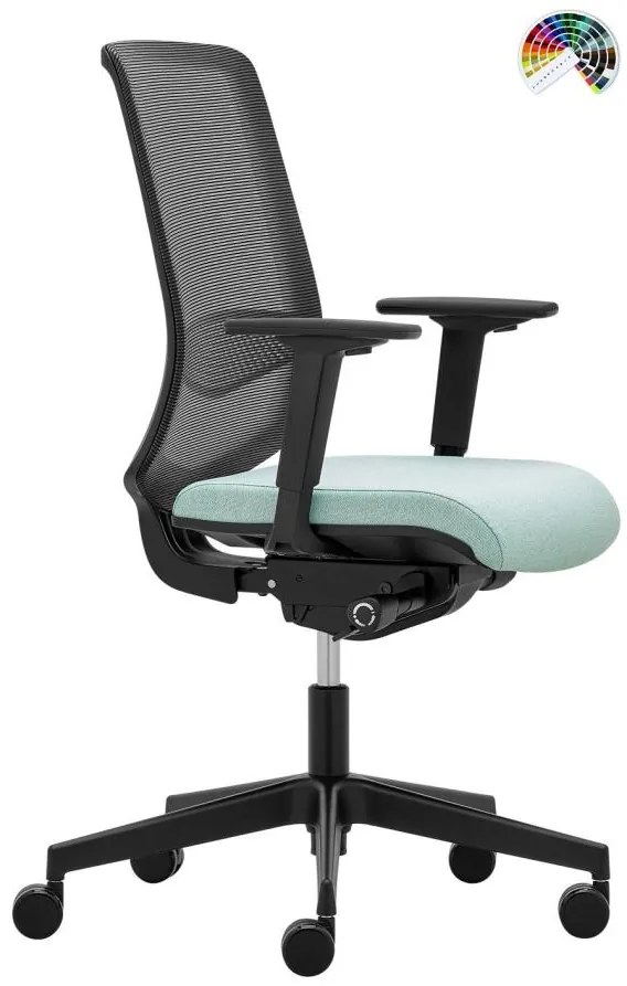 RIM Kancelárska stolička VICTORY VI 1405 1415 čalúnenie URBAN, JET BIOACTIVE