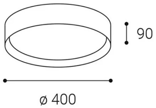 LED2 - LED Stropné svietidlo MILA LED/30W/230V 3000/4000K