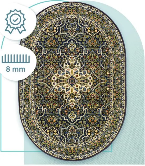 Koberec Agnella Standard Laurus granátový ovál