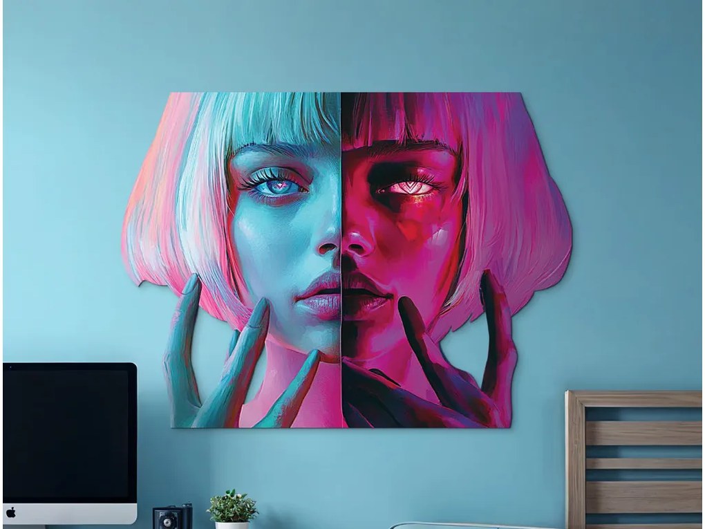drevko | Obraz Dve tváre 46 x 62 cm