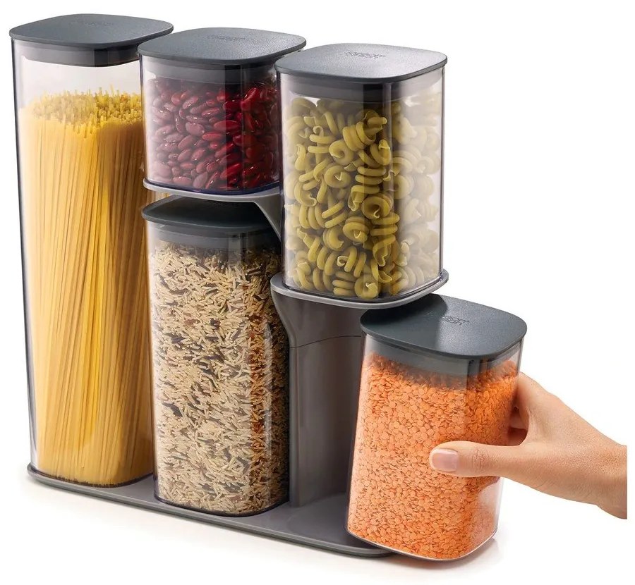 Dózy v súprave 5 ks na potraviny Podium – Joseph Joseph