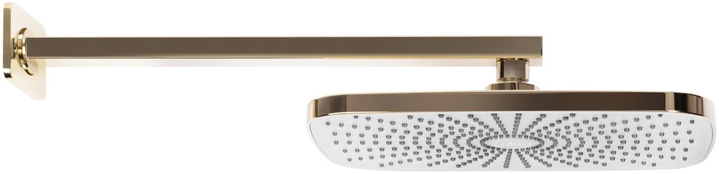 Rea Moby, sprchová súprava pod omietku s dažďovou a ručnou sprchovou hlavicou, zlatá lesklá, REA-P2405