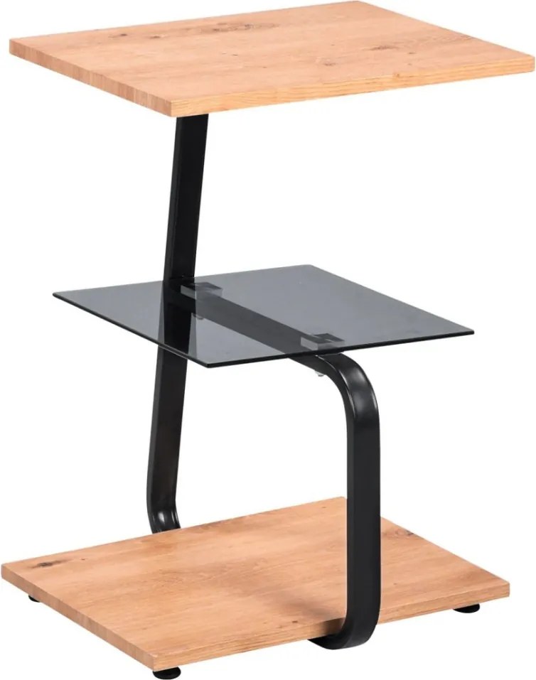 Odkladací stolík Lugana, dub artisan