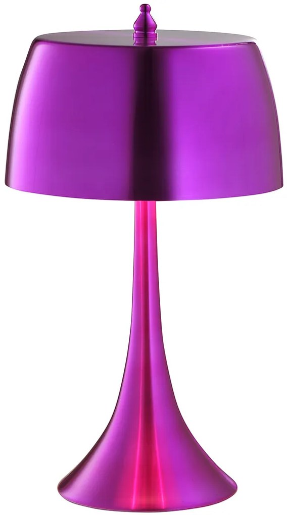CLX Dotyková stolná lampa PATERNO, 2xE14, 40W, fialová