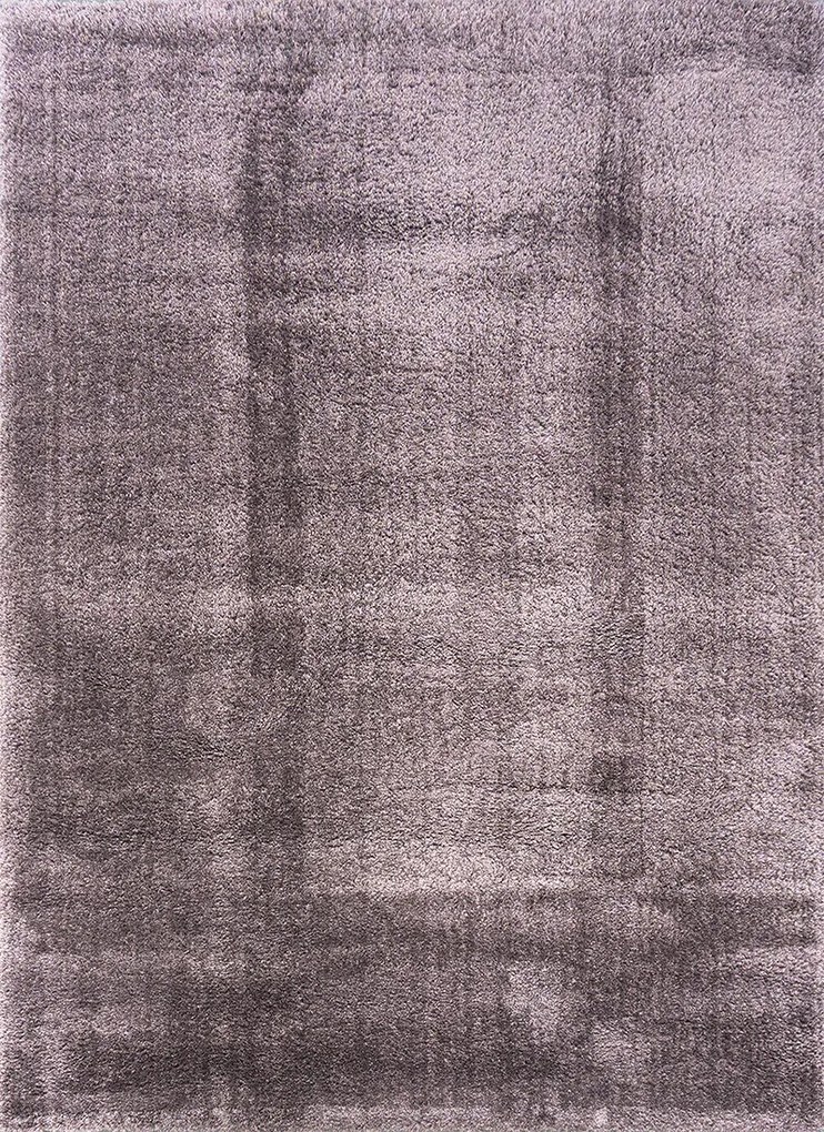 BE Koberec Microsofty 8301 DARK LILA – béžový hnedý obdĺžnikový Rozmer: 120x180 cm