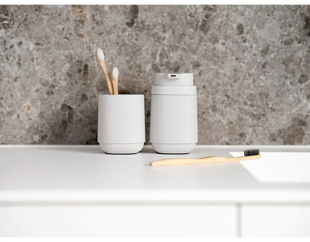 Svetlosivý betónový dávkovač mydla Time - Zone