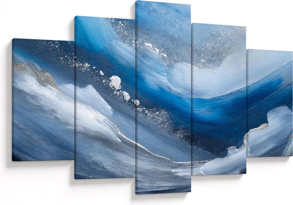 Obraz - Abstrakcia oceánu (150x105 cm)
