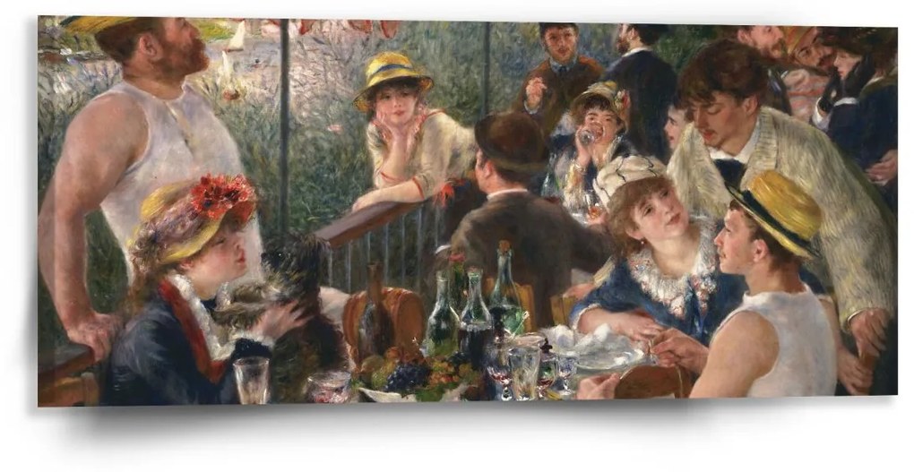 Sablio Obraz Raňajky veslárov - Auguste Renoir - 110x50 cm
