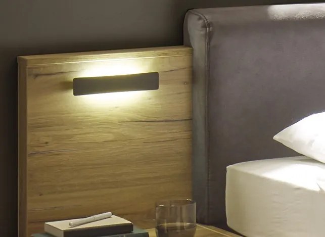 Posteľ s nočnými stolíkmi Trattino 180x200 cm, s osvetlením