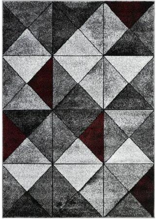 Koberce Breno Kusový koberec ALORA A1045 Red, sivá, viacfarebná,200 x 290 cm