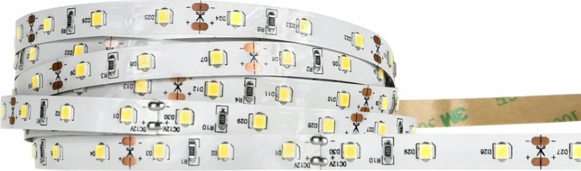 BERGE LED pásik - SMD 2835 - 5m 24W IP20 60LED/m 4,8W/m studená biela