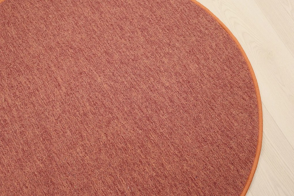 Vopi 100x100 (průměr) kruh cm Kusový koberec Astra terra kruh, oranžová, chodba / predsieň