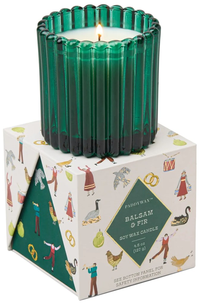Paddywax Vonná sviečka Green Balsam/Fir 127 g