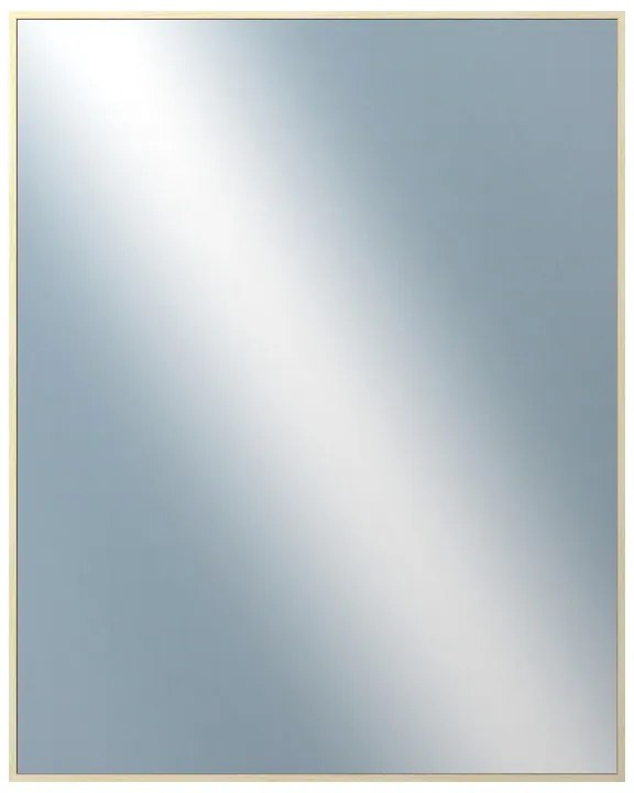 DANTIK - Zrkadlo v rámu, rozmer s rámom 40x50 cm z lišty Hliník javor (7273511)