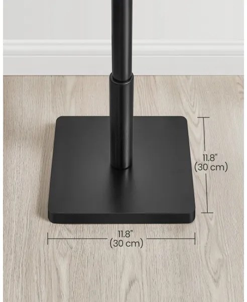 Stojanový vešiak LINEA čierny