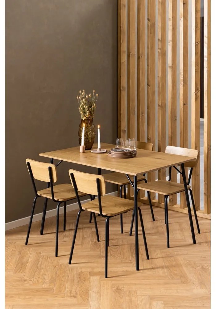 Jedálenská stolička v prírodnej farbe Peru – Actona