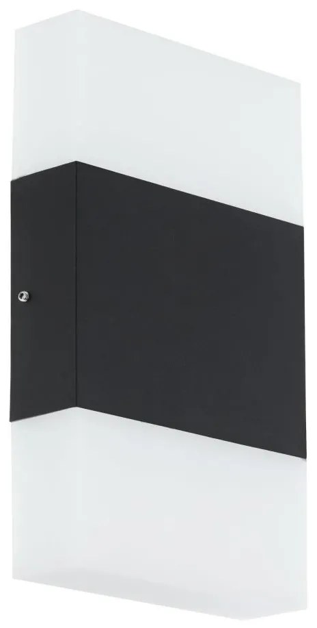 Eglo 75464 - LED Vonkajšie nástenné svietidlo LINOSA 2xLED/2,2W/230V IP54