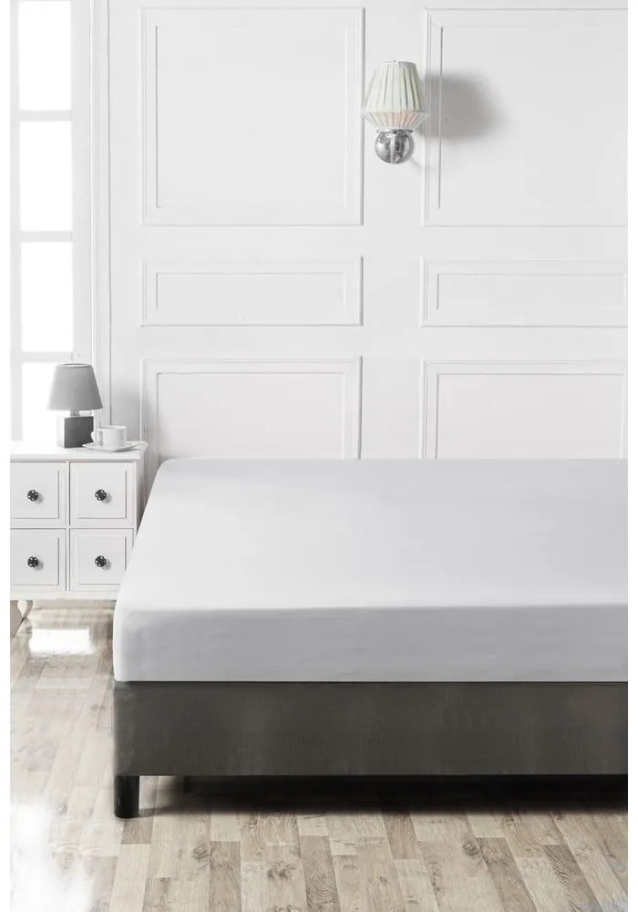 Sivá napínacia bavlnená plachta 140x190 cm – Mijolnir