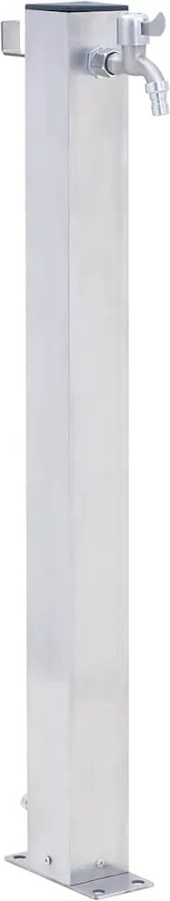 vidaXL Záhradný vodný stĺpik 80 cm nehrdzavejúca oceľ štvorcový