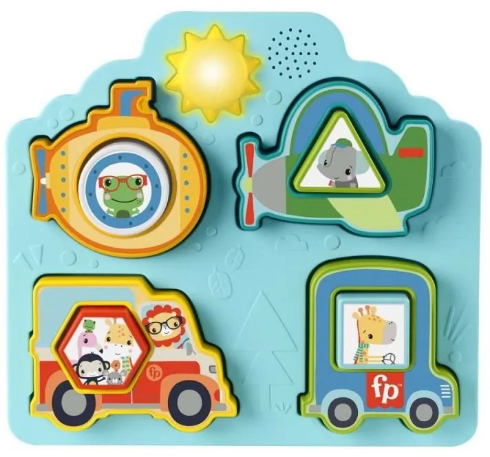 Fisher-Price® Puzzle dopravné prostriedky so zvukmi