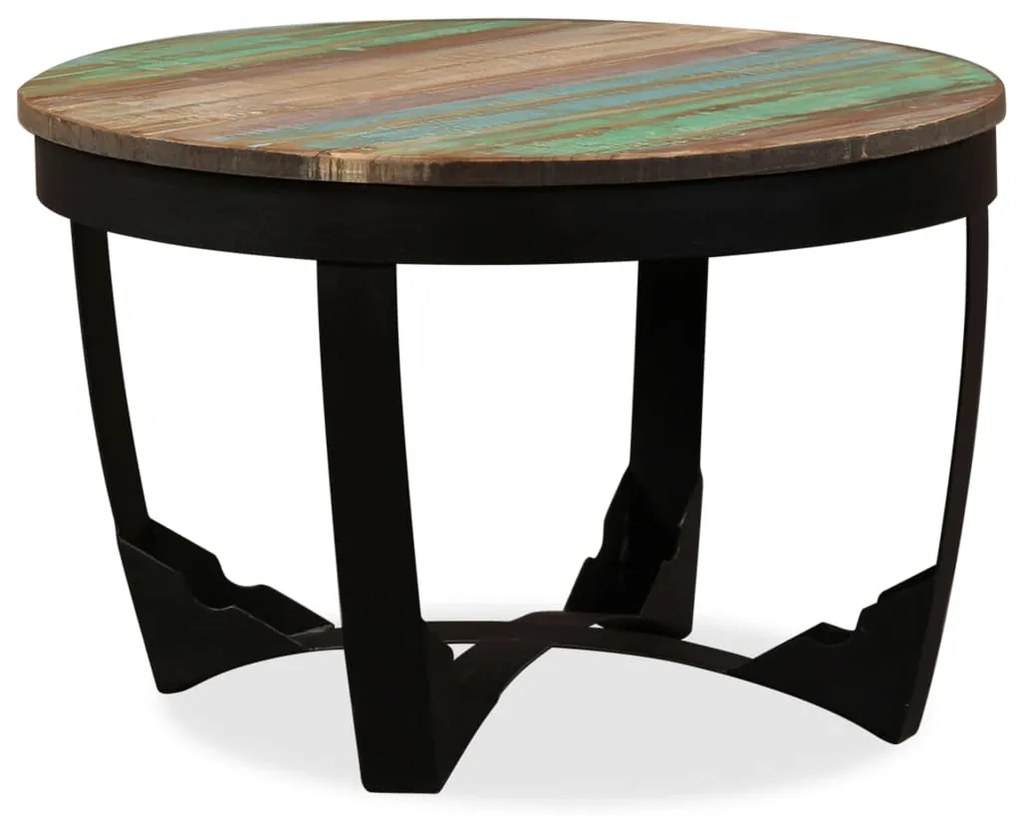 vidaXL Príručný stolík, recyklovaný masív 60x40 cm
