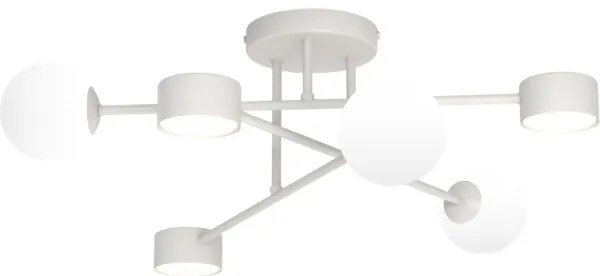 Prisadený luster HOLON 3xG9/8W/230V + 3xGX53/12W sivý