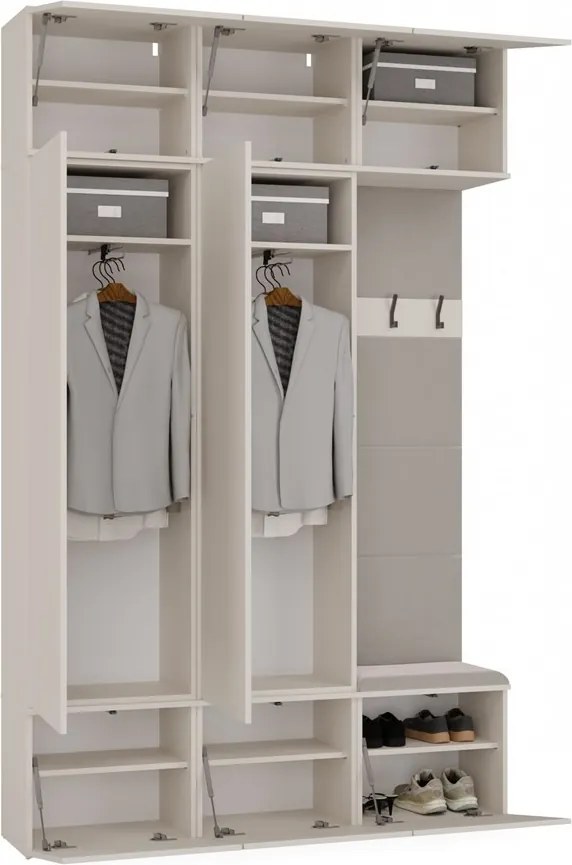 Předsíňová stěna Haga I 150 cm kašmír