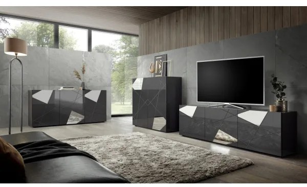 Komoda TAVRI antracitová