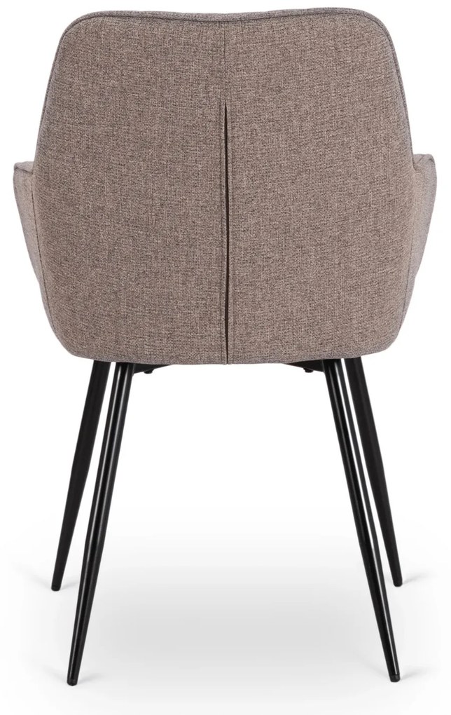 PROXIMA.store - Čalúnená jedálenska stolička MALAGA FARBA: sivá